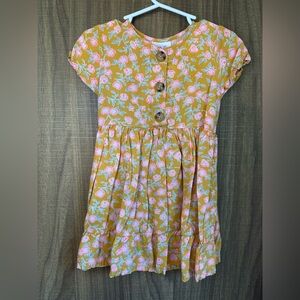 5/$25 Little Lass Floral Button-Front Dress